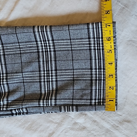 PaCsun slim chino gray plaid trouser pants size 34 - Picture 16 of 17